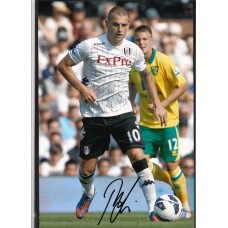 Signed photo of Mladen Petric thee Fulham footballer.